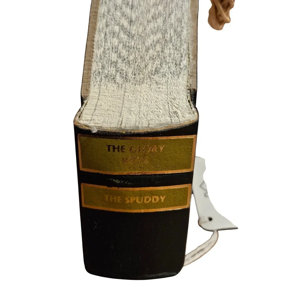 Paperdoll Handmade Church Book Stack Sculpture Figurine Decor